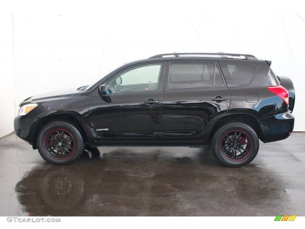 2008 RAV4 Limited V6 4WD - Black / Ash photo #8