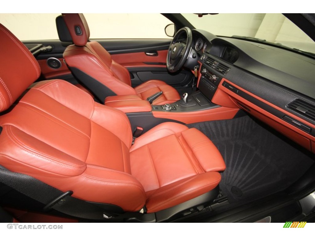 Fox Red Novillo Leather Interior 2011 BMW M3 Convertible Photo #72098425