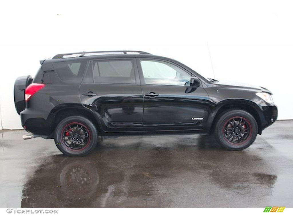 2008 RAV4 Limited V6 4WD - Black / Ash photo #10