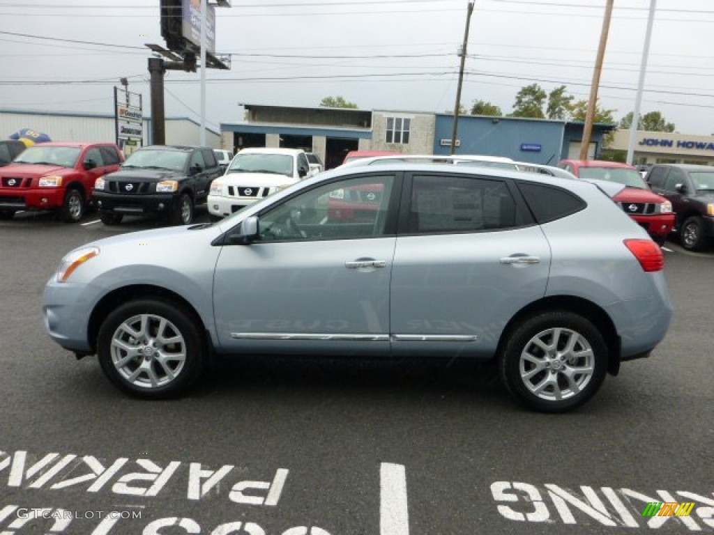 2013 Rogue SL AWD - Frosted Steel / Gray photo #6