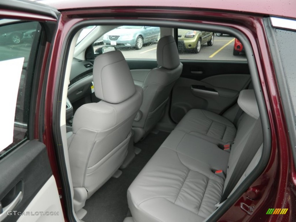 2013 CR-V EX-L AWD - Basque Red Pearl II / Gray photo #14