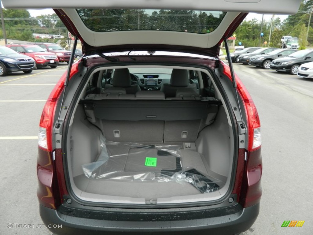 2013 CR-V EX-L AWD - Basque Red Pearl II / Gray photo #15