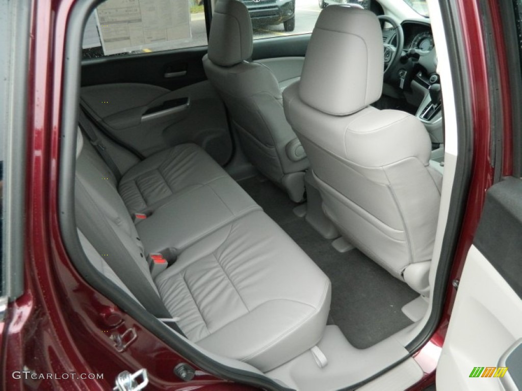 2013 CR-V EX-L AWD - Basque Red Pearl II / Gray photo #16