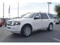 2013 White Platinum Tri-Coat Ford Expedition Limited 4x4  photo #6