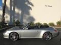 2009 Arctic Silver Metallic Porsche 911 Carrera 4S Cabriolet  photo #4