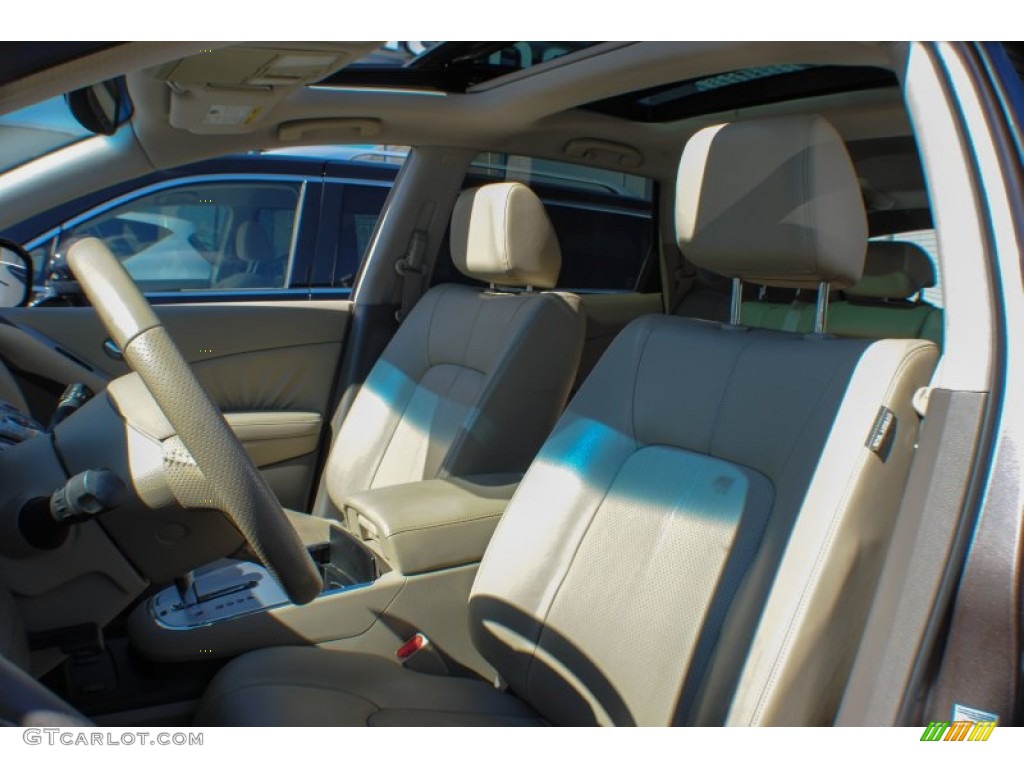 2009 Murano SL AWD - Tinted Bronze Metallic / Beige photo #10