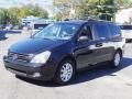 2007 Midnight Black Kia Sedona EX  photo #2