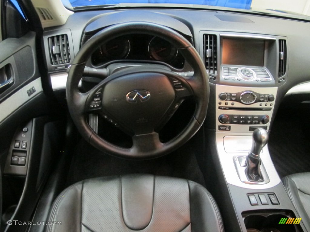 2008 Infiniti G 37 Coupe Graphite Dashboard Photo #72105060