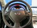 2008 Infiniti G Graphite Interior Steering Wheel Photo