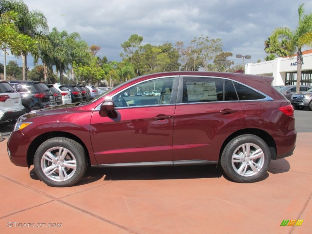2013 RDX Technology AWD - Basque Red Pearl II / Parchment photo #2