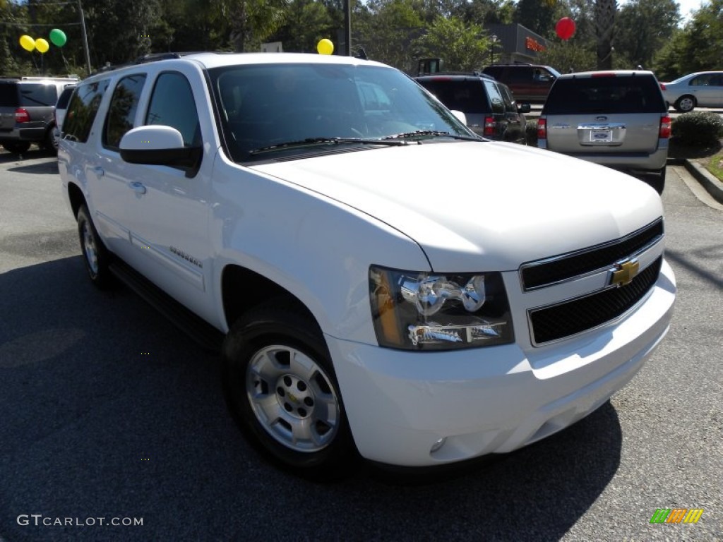 2012 Suburban LT - Summit White / Ebony photo #1