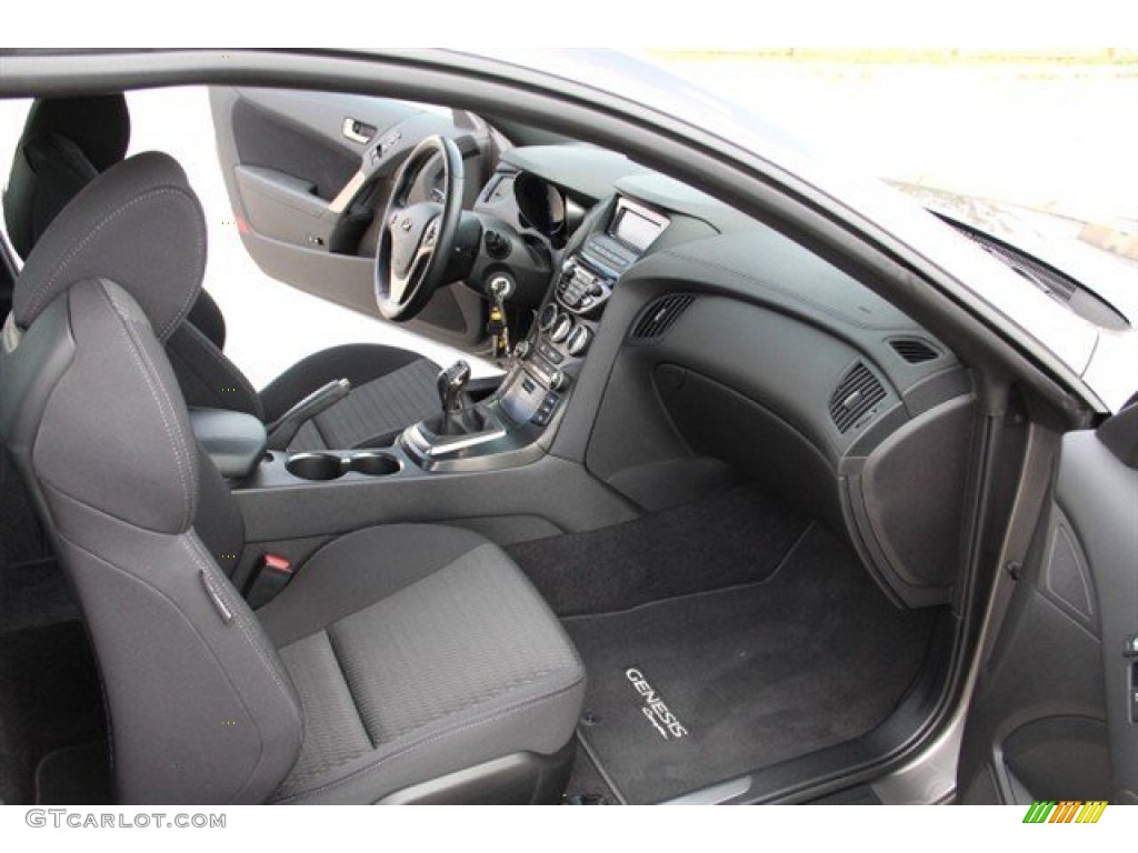 2013 Genesis Coupe 2.0T - Gran Premio Gray / Black Cloth photo #14