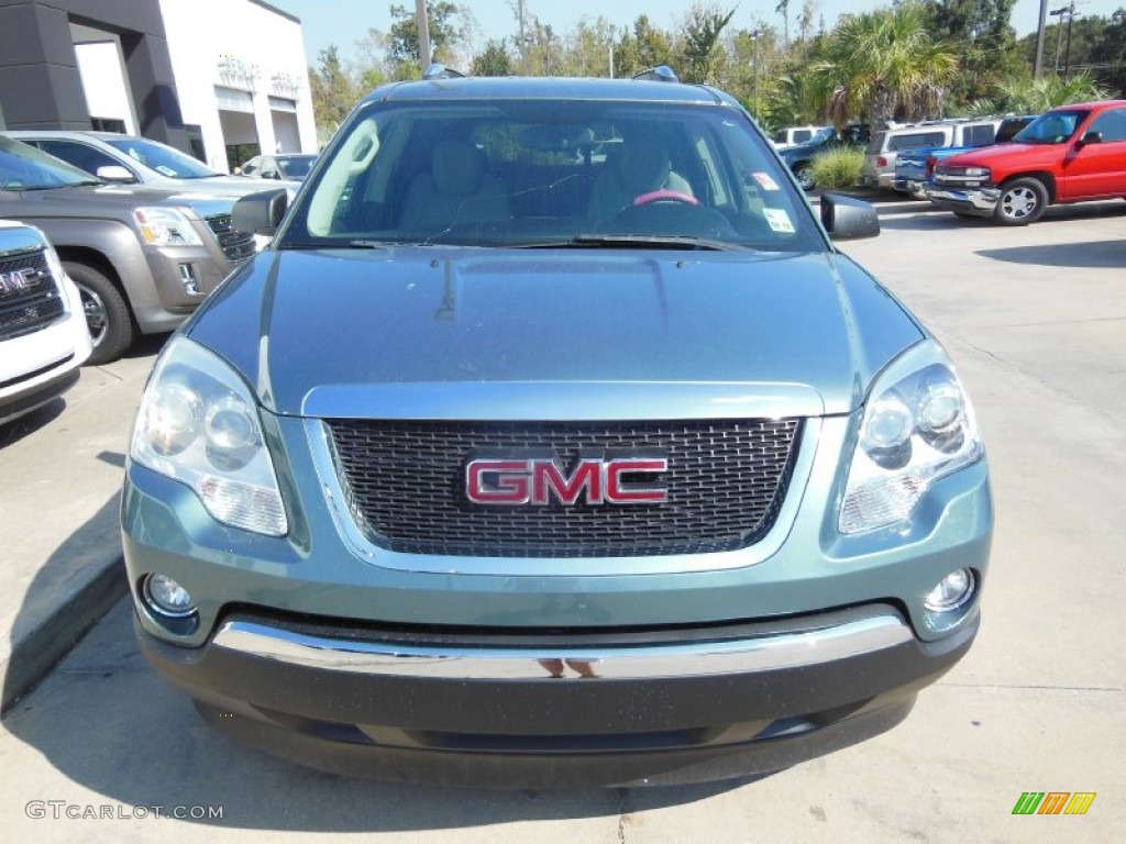 2009 Acadia SLE - Silver Green Metallic / Light Titanium photo #2