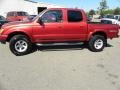 2002 Impulse Red Pearl Toyota Tacoma V6 PreRunner TRD Double Cab  photo #2