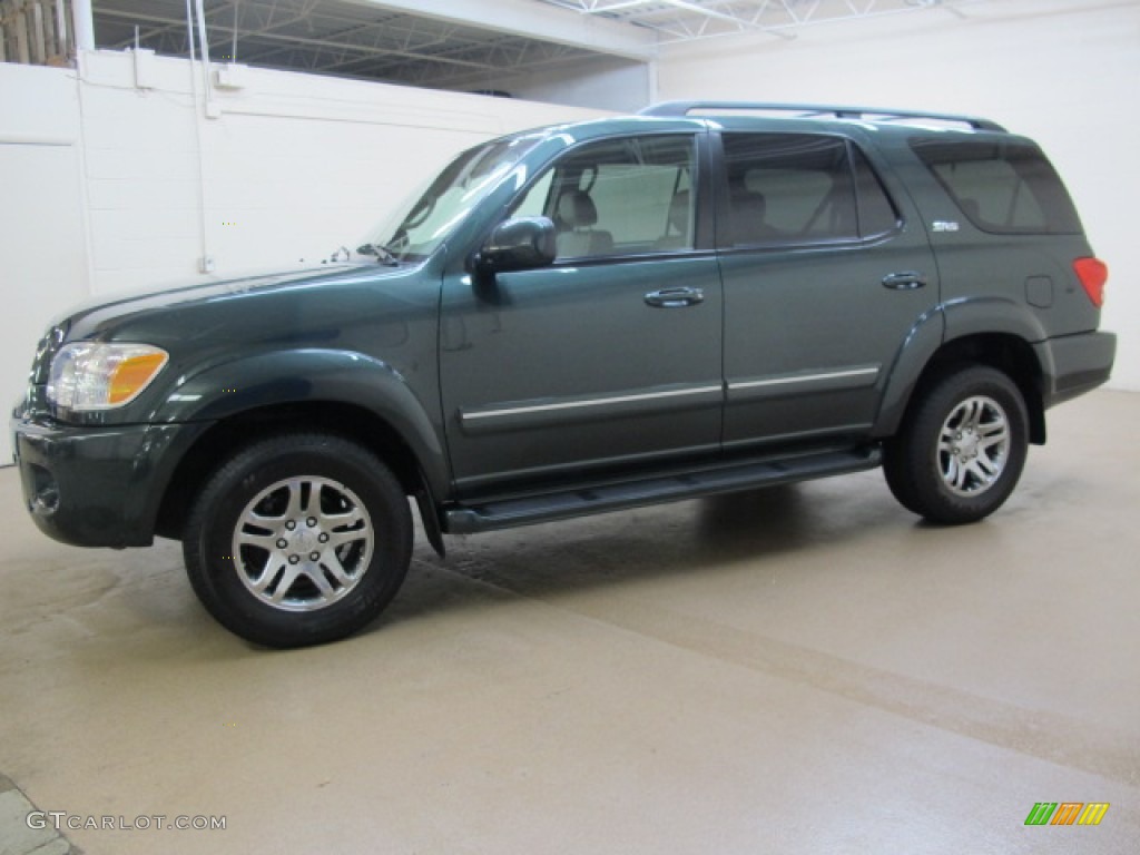 2007 Sequoia SR5 4WD - Timberland Mica / Taupe photo #5