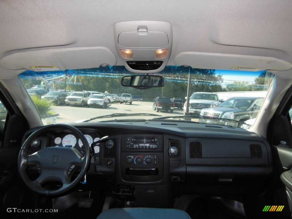 2002 Ram 1500 SLT Quad Cab 4x4 - Bright Silver Metallic / Dark Slate Gray photo #9