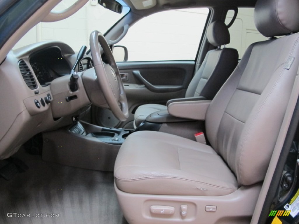 2007 Sequoia SR5 4WD - Timberland Mica / Taupe photo #16