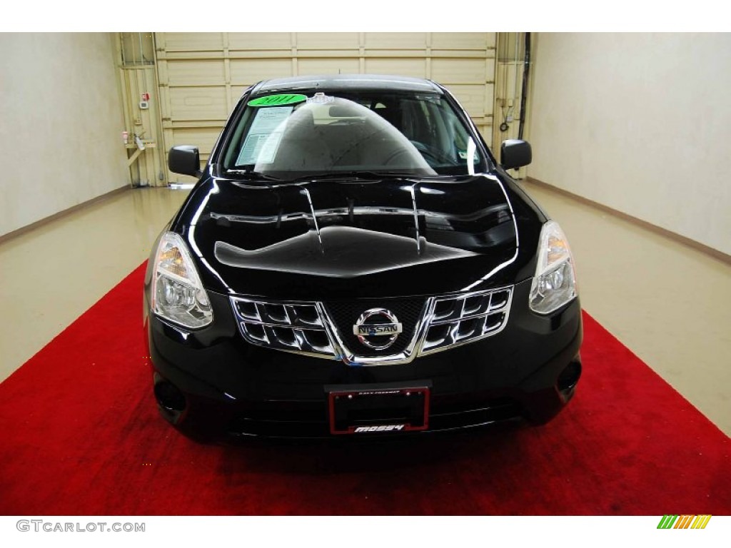 2011 Rogue S - Wicked Black / Gray photo #2