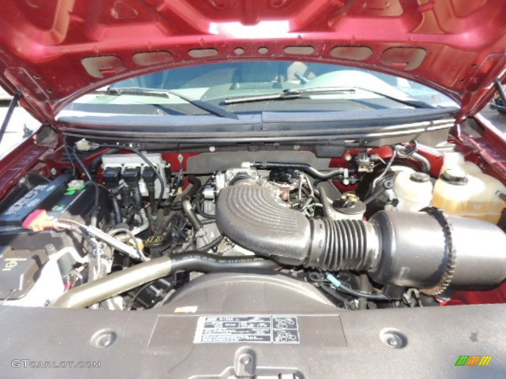 2005 F150 XLT Regular Cab 4x4 - Bright Red / Tan photo #18