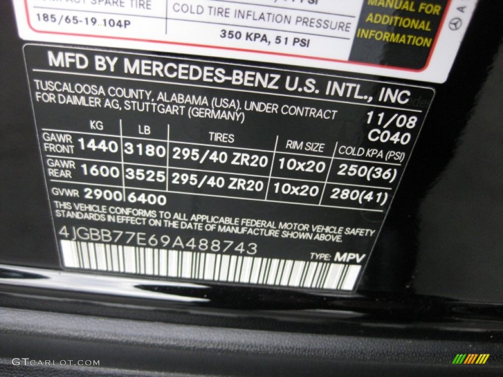 2009 ML 63 AMG 4Matic - Black / Black photo #33