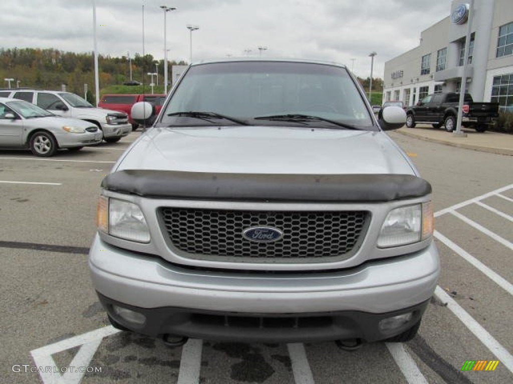 2003 F150 XLT SuperCab 4x4 - Silver Metallic / Medium Graphite Grey photo #5