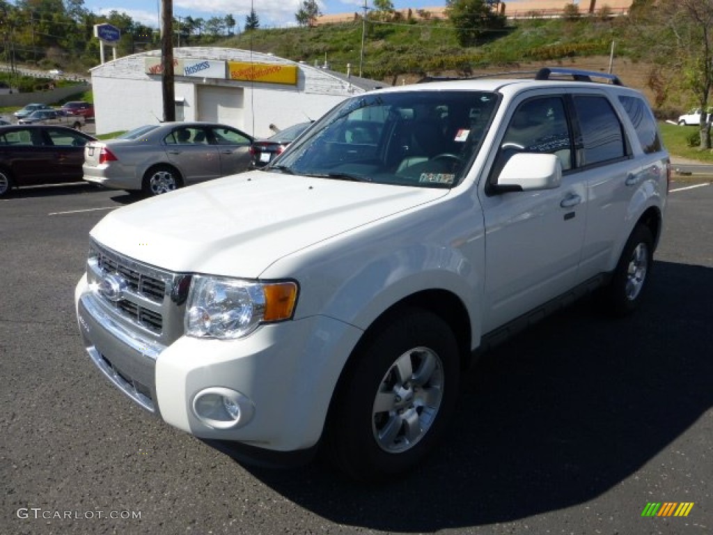 2012 Escape Limited 4WD - White Suede / Charcoal Black photo #5