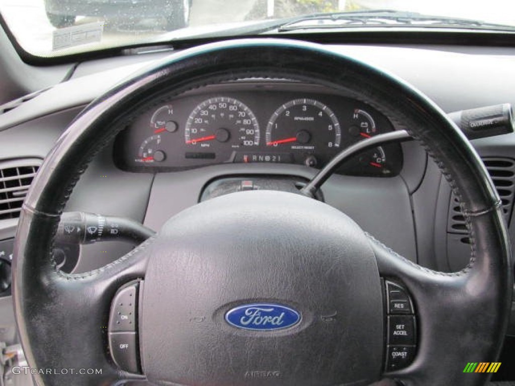 2003 F150 XLT SuperCab 4x4 - Silver Metallic / Medium Graphite Grey photo #22