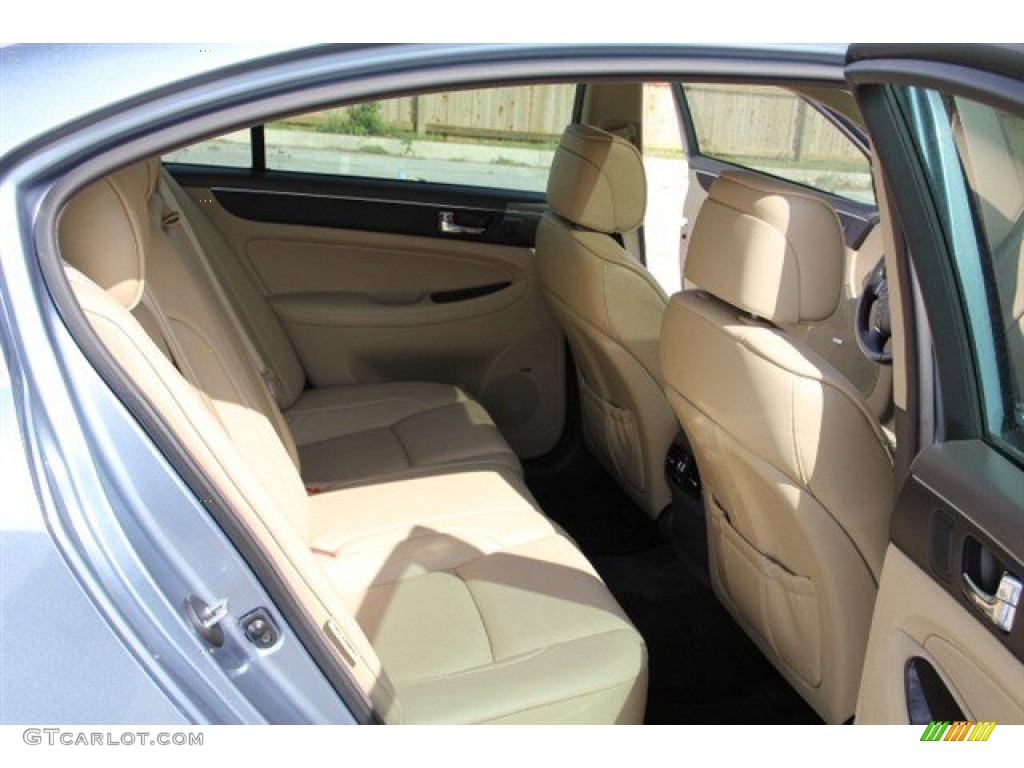 2010 Genesis 3.8 Sedan - Sterling Blue Metallic / Cashmere photo #13