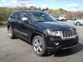 2013 Black Forest Green Pearl Jeep Grand Cherokee Overland 4x4  photo #4