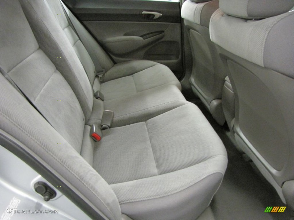 2011 Civic LX Sedan - Alabaster Silver Metallic / Gray photo #11