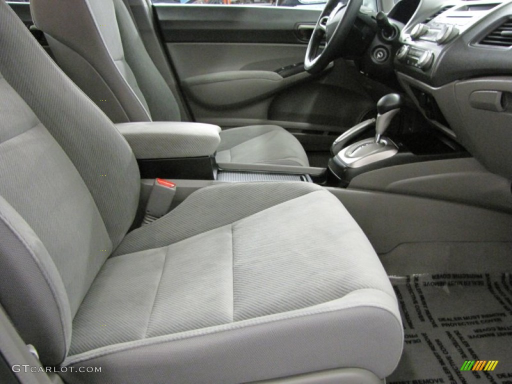 2011 Civic LX Sedan - Alabaster Silver Metallic / Gray photo #12
