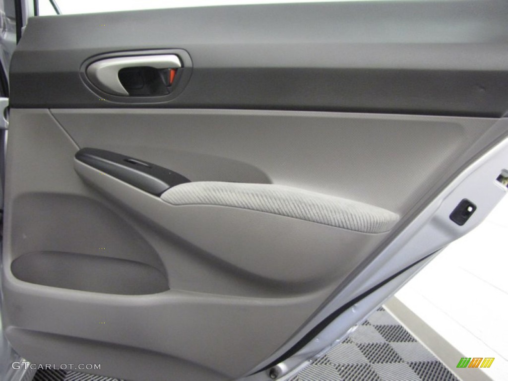 2011 Civic LX Sedan - Alabaster Silver Metallic / Gray photo #16