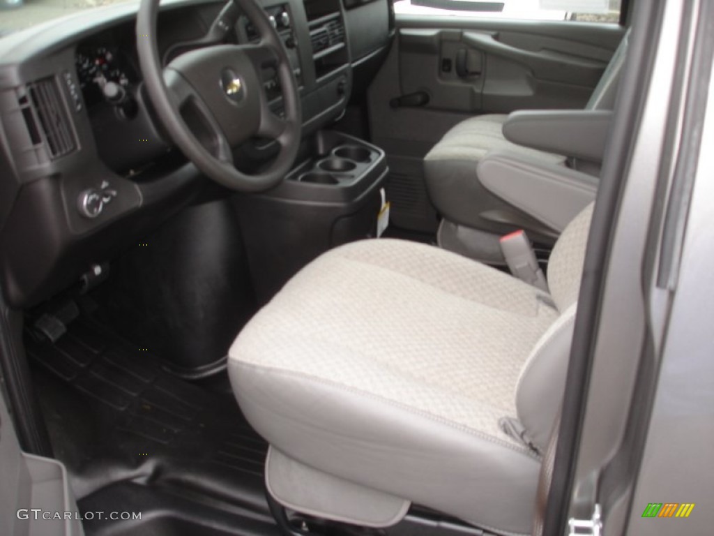 Medium Pewter Interior 2012 Chevrolet Express 2500 Cargo Van Photo #72118370