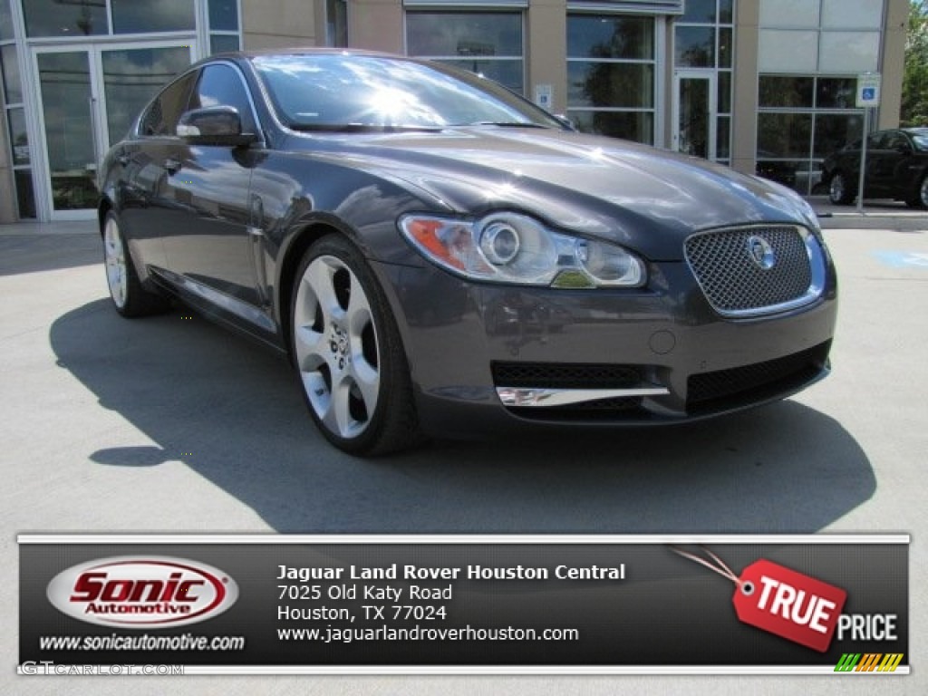 2009 XF Supercharged - Pearl Grey Metallic / Ivory/Oyster photo #1