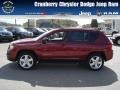 Deep Cherry Red Crystal Pearl 2013 Jeep Compass Limited 4x4