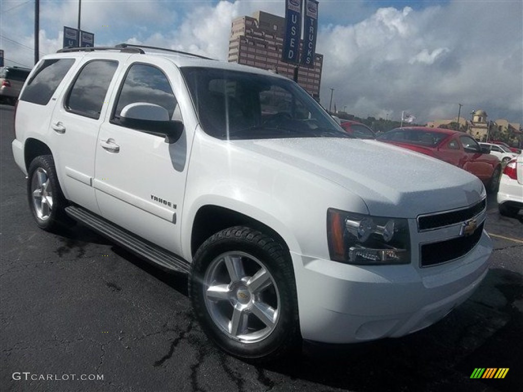 2007 Tahoe LTZ 4x4 - Summit White / Ebony photo #1