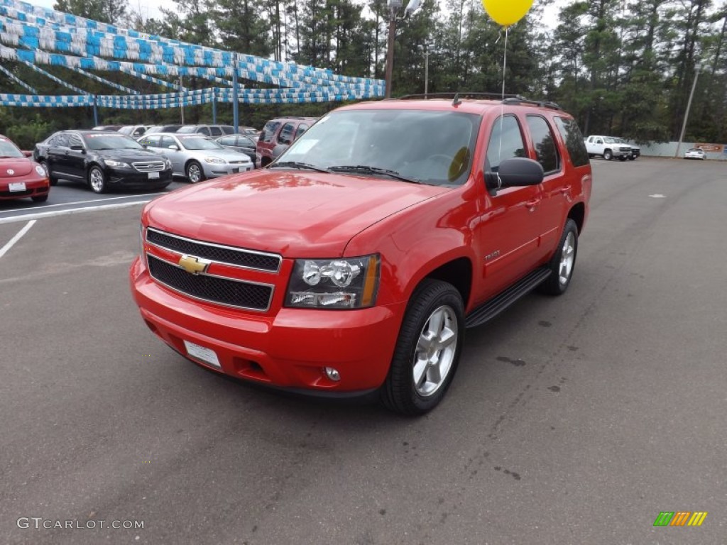 2013 Tahoe LT - Victory Red / Ebony photo #1