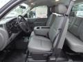Dark Titanium 2013 Chevrolet Silverado 2500HD Work Truck Extended Cab 4x4 Interior Color