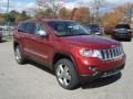 Deep Cherry Red Crystal Pearl 2013 Jeep Grand Cherokee Overland 4x4 Exterior