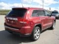 2013 Deep Cherry Red Crystal Pearl Jeep Grand Cherokee Overland 4x4  photo #6