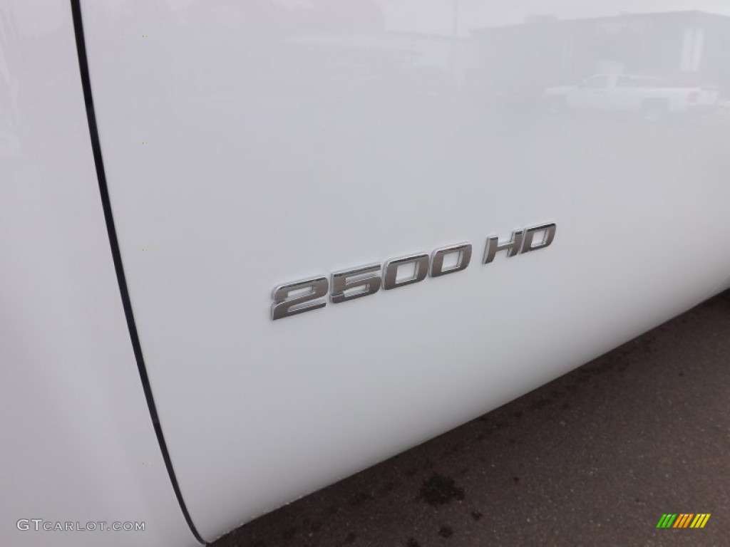 2013 Silverado 2500HD Work Truck Extended Cab 4x4 - Summit White / Dark Titanium photo #21