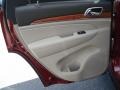 2013 Deep Cherry Red Crystal Pearl Jeep Grand Cherokee Overland 4x4  photo #14