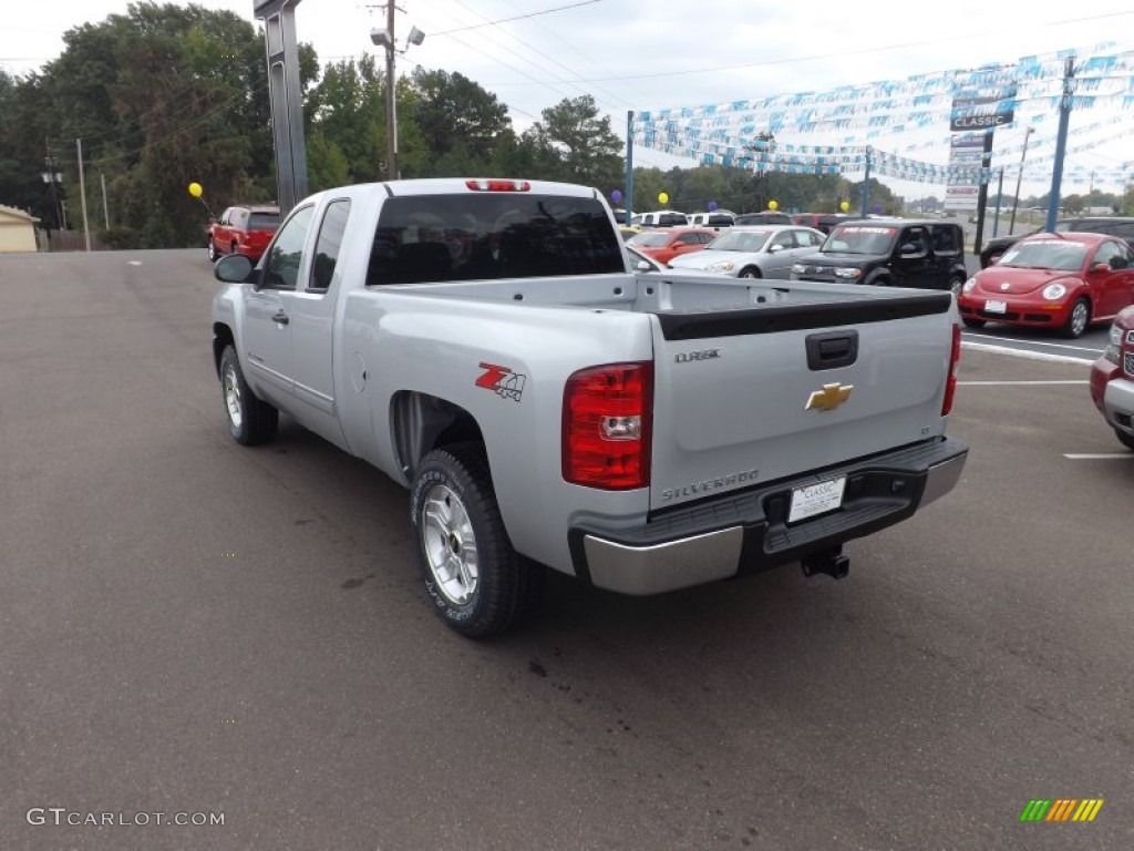 2013 Silverado 1500 LT Extended Cab 4x4 - Silver Ice Metallic / Ebony photo #3