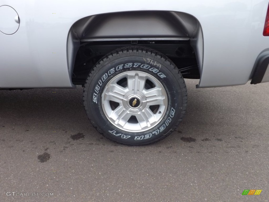 2013 Silverado 1500 LT Extended Cab 4x4 - Silver Ice Metallic / Ebony photo #20