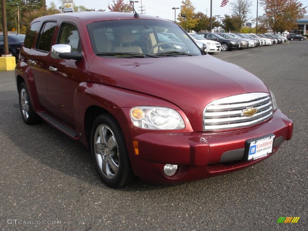 2009 HHR LT - Crystal Red Metallic / Cashmere photo #3