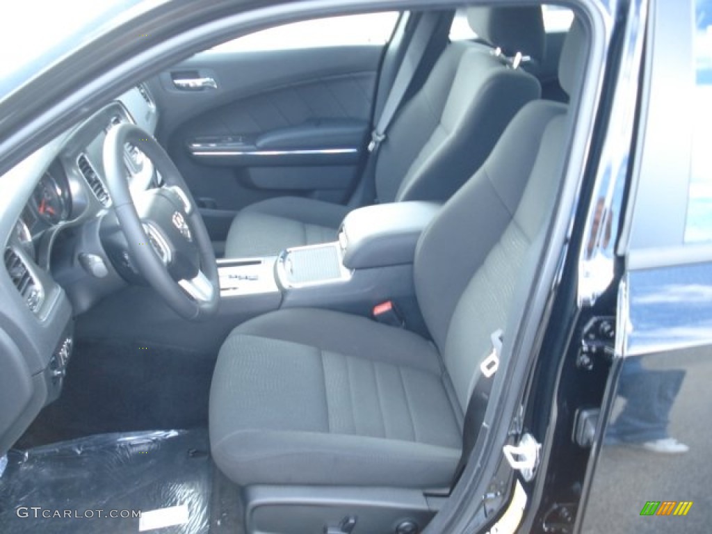 Black Interior 2013 Dodge Charger R/T AWD Photo #72123517