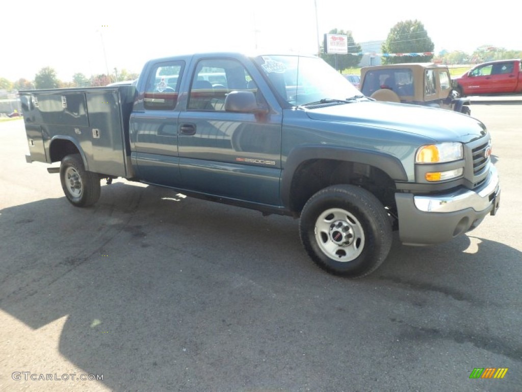 2006 Sierra 2500HD SL Extended Cab Utility - Stealth Gray Metallic / Dark Pewter photo #7