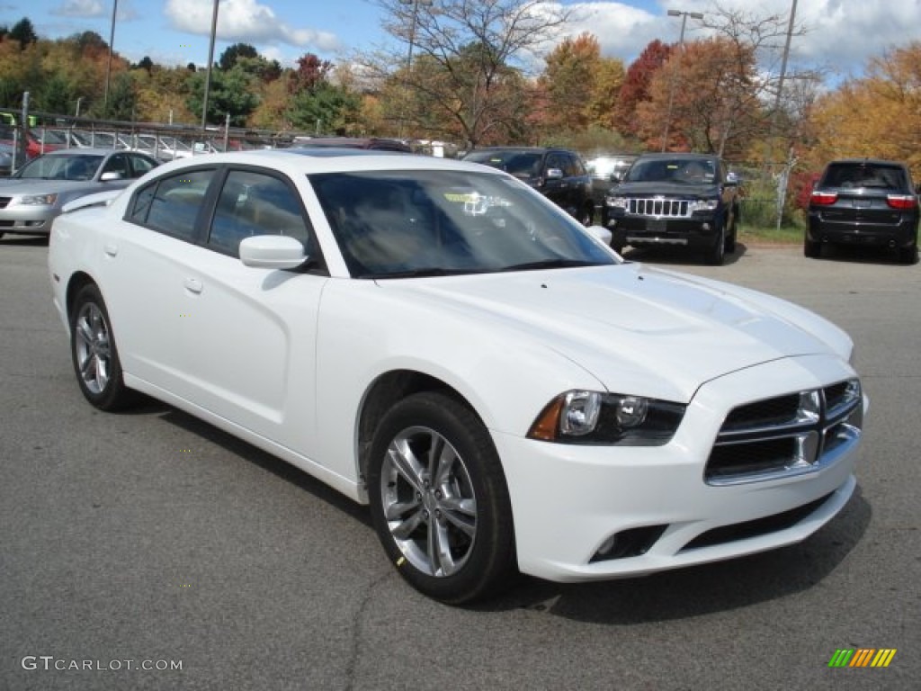 Bright White 2013 Dodge Charger SXT Plus AWD Exterior Photo #72123798