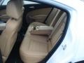 2013 Dodge Charger Black/Light Frost Beige Interior Rear Seat Photo