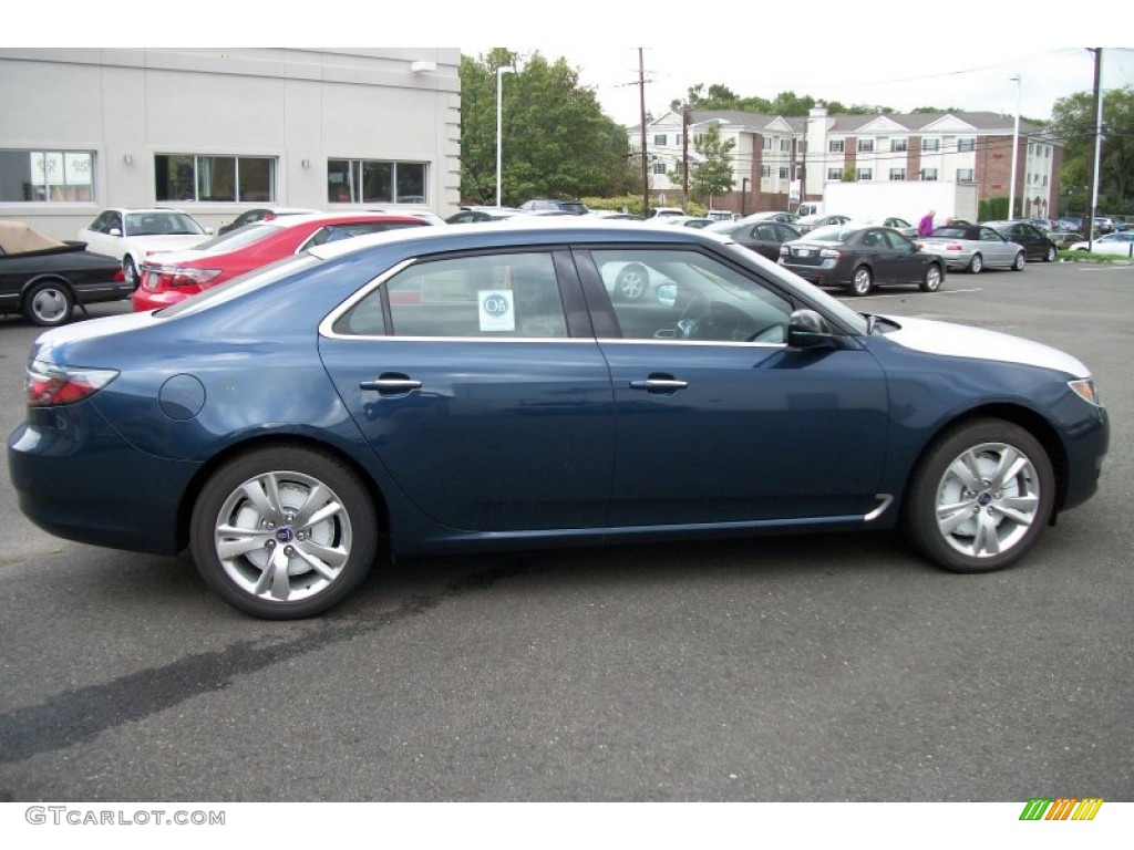 Fjord Blue Metallic 2011 Saab 9-5 Turbo4 Premium Sedan Exterior Photo #72124590